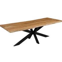 Mangohoutonline Acaciahouten Eettafel Edge Rechthoek 240x100 cm Mahom