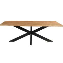 Mangohoutonline Acaciahouten Eettafel Edge Rechthoek 220x100 cm Mahom