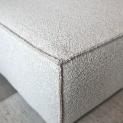 Mangohoutonline Bank Enzo 3-zits Links Bouclé Beige PEPP