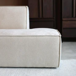 Mangohoutonline Bank Enzo 3-zits Links Zand PEPP