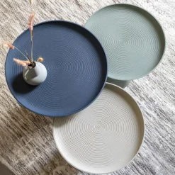 Mangohoutonline Bijzettafel Ringar Groot Blauw Jacob Jenzens