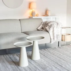 Mangohoutonline Bijzettafel Ringar Medium Ivoor Jacob Jenzens