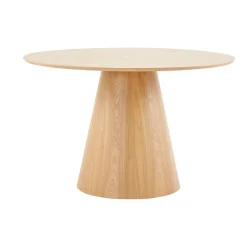 Mangohoutonline Eettafel Adelaide rond 120 cm Mahom