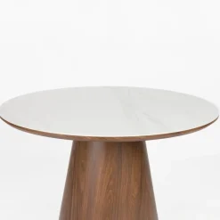 Mangohoutonline Eettafel Alma Rond Walnoot Jacob Jenzens