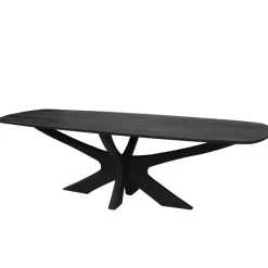Mangohoutonline Eettafel Brix Montreaux Black 220 cm