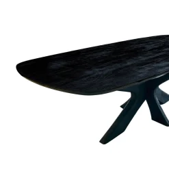 Mangohoutonline Eettafel Brix Montreaux Black 220 cm