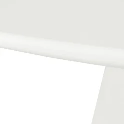 Mangohoutonline Eettafel Ovaal Savannah Microcement Kegelpoot 200 cm Wit Mahom