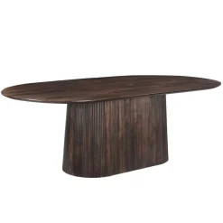 Mangohoutonline Eettafel Salvator Walnut 200 cm