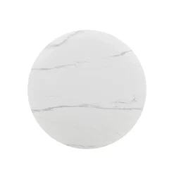 Mangohoutonline Eettafel Santiago Rond Woodvineer 120 cm Bruin Mahom