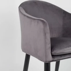 Mangohoutonline Fauteuil Astrid Grijs Jacob Jenzens