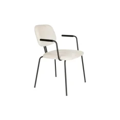 Mangohoutonline Fauteuil Freja Off-White Jacob Jenzens
