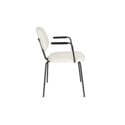 Mangohoutonline Fauteuil Freja Off-White Jacob Jenzens