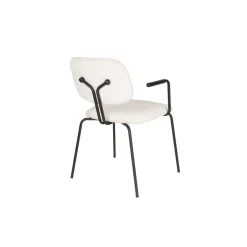 Mangohoutonline Fauteuil Freja Off-White Jacob Jenzens