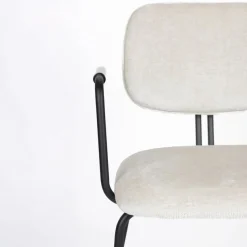 Mangohoutonline Fauteuil Freja Off-White Jacob Jenzens