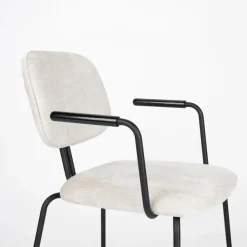 Mangohoutonline Fauteuil Freja Off-White Jacob Jenzens
