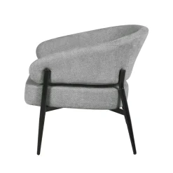 Mangohoutonline Fauteuil Lappi Grijs Mahom