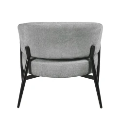 Mangohoutonline Fauteuil Lappi Grijs Mahom