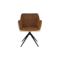 Mangohoutonline Fauteuil Sven Beige/Bruin Jacob Jenzens