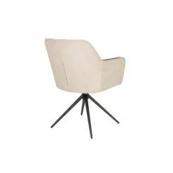 Mangohoutonline Fauteuil Sven Beige/Groen Jacob Jenzens