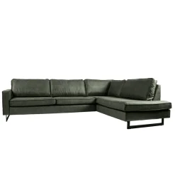 Mangohoutonline Hoekbank Barcelona 4-zits Rechts Groen Mahom