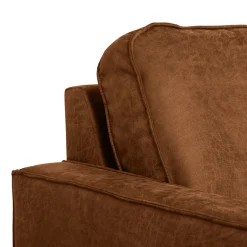 Mangohoutonline Hoekbank Barcelona 4-zits Rechts Cognac Mahom