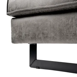 Mangohoutonline Hoekbank Barcelona 4-zits Rechts Antraciet Mahom