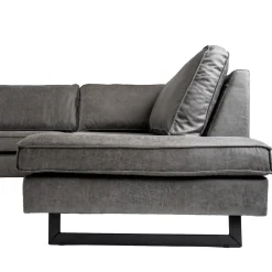 Mangohoutonline Hoekbank Barcelona 4-zits Rechts Antraciet Mahom