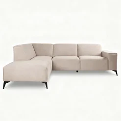 Mangohoutonline Hoekbank Brooklyn 4-zits Links Beige Mahom