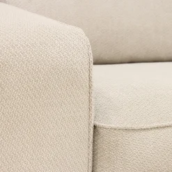 Mangohoutonline Hoekbank Colton 4-zits Rechts Crème Mahom