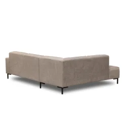 Mangohoutonline Hoekbank Madrid 4-zits Links Stone Mahom