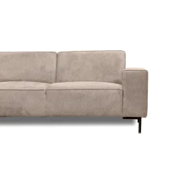 Mangohoutonline Hoekbank Madrid 4-zits Links Beige Mahom