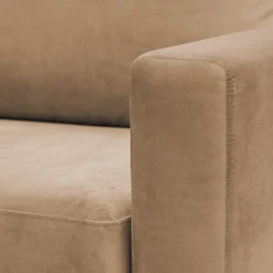 Mangohoutonline Hoekbank Malaga 4-zits Links Crème Mahom