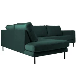 Mangohoutonline Hoekbank Malaga 4-zits Links Groen Mahom