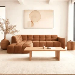 Mangohoutonline Hoekbank Noah 4-zits Links Terra Mahom