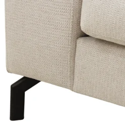 Mangohoutonline Hoekbank Nora 4-zits Links Crème