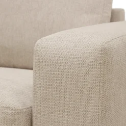 Mangohoutonline Hoekbank Nora 4-zits Links Crème