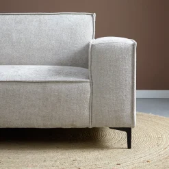 Mangohoutonline Hoekbank River 4-zits Links Crème PEPP