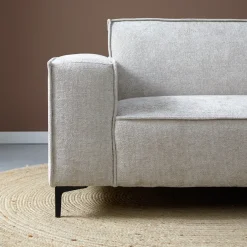 Mangohoutonline Hoekbank River 4-zits Rechts Crème PEPP