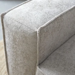 Mangohoutonline Hoekbank River 4-zits Rechts Crème PEPP