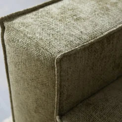 Mangohoutonline Hoekbank River 4-zits Rechts Groen PEPP