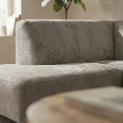 Mangohoutonline Hoekbank Sevilla 4-zits Links Donkergrijs Mahom