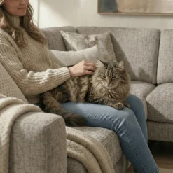 Mangohoutonline Hoekbank Sevilla 4-zits Rechts Donkergrijs Mahom