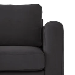 Mangohoutonline Hoekbank Sterre 4-zits Links Antraciet Mahom