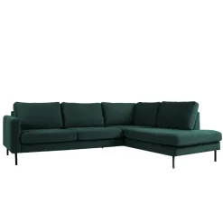 Mangohoutonline Hoekbank Sterre 4-zits Rechts Groen Mahom