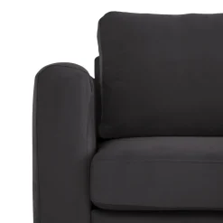 Mangohoutonline Hoekbank Sterre 4-zits Rechts Antraciet Mahom