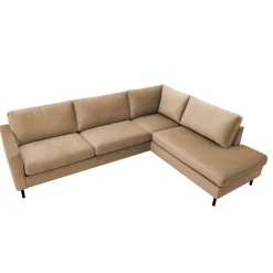 Mangohoutonline Hoekbank Sterre 4-zits Rechts Crème Mahom