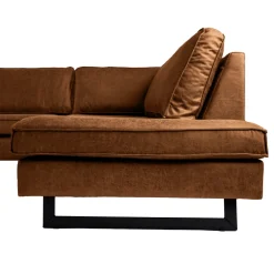 Mangohoutonline Hoekbank Twenty Five 4-zits Rechts Cognac Mahom
