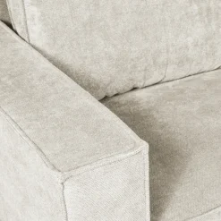 Mangohoutonline Hoekbank Valencia 4-zits Rechts Grijs Mahom