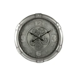 Mangohoutonline Klok Darlington S zilver Ø62cm