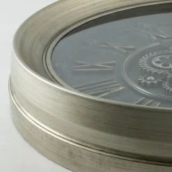 Mangohoutonline Klok Maddox M messing Ø80cm